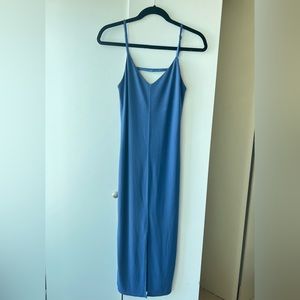 Bishop + Young | Blue Slip Dress S